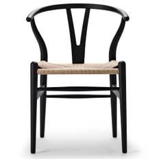 Stol CH24 - Soft White/Natursnöre