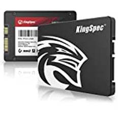 KingSpec 512GB 2,5" SATA SSD Hårddisk Intern SATA 3 Intern SSD 3D NAND Flash, kompatibel med stationär dator/bärbar dator