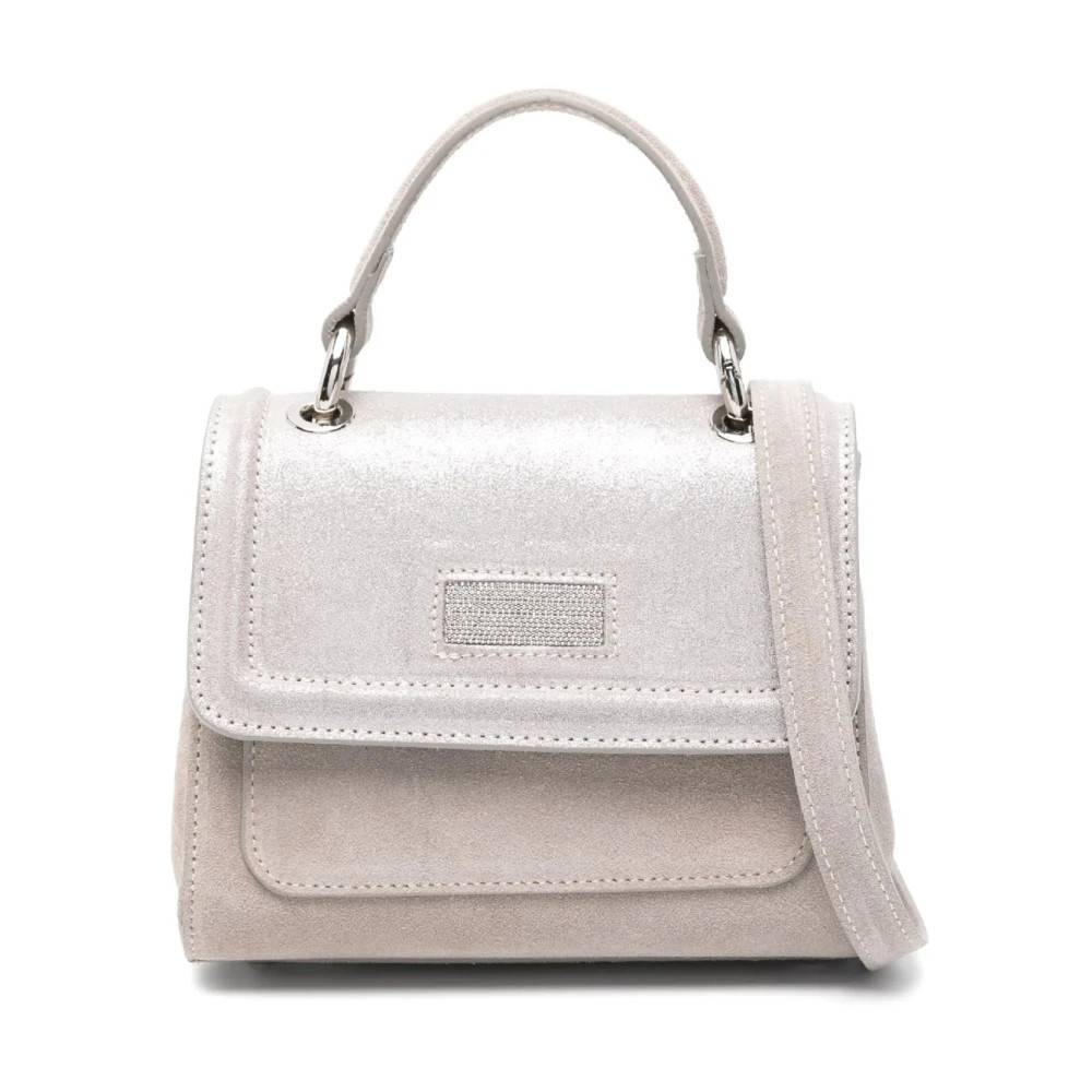 Peserico Bimaterial Mini Bag - Tasker - Dame - Grå - ONE SIZE - Uld
