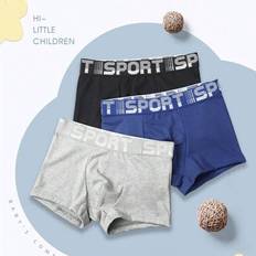 3st Tween Boy Mjuk Bekväm Letter Patchwork Boxershorts - Multifärgad (8Y,9Y,10Y,11Y,12Y)