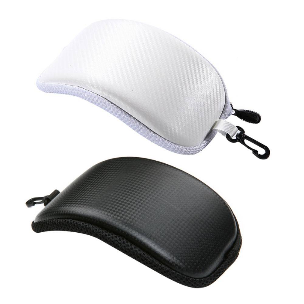Ski Snow Goggle Protector Case (Utan skyddsglasögon) Skidglasögon Snowboardglasögon Fodral Dragkedja Hårt Fodral Väska svart
