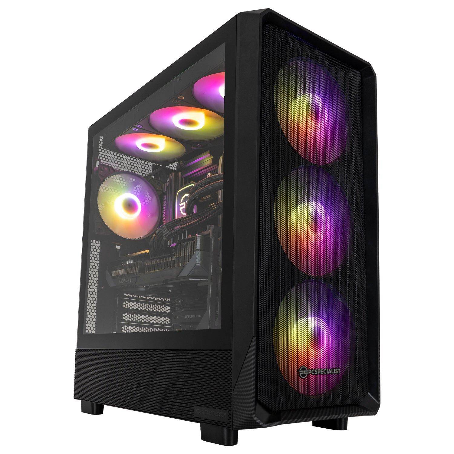 Pcspecialist Wraith 220 Gaming Pc - Ryzen 7 9800X3D Rx 9070 Xt 16Gb 32Gb Ram 2Tb Ssd - 4K Gaming