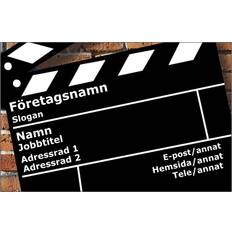 Visitkort standard - Svarta - Fjällpanel - Komik
