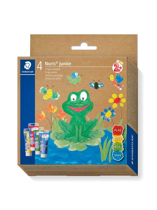 Staedtler ®Noris fingerfärger - 4 x 75 ml.