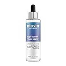 NIOXIN Night Density Rescue Serum - Nattserum för tjockt hår, hårväxt kvinnor och män, med ingefära och koffein (70 ml)