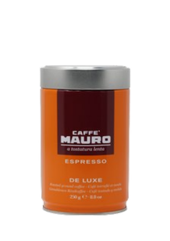 Caffè Mauro De Luxe Kaffebönor i 250g burk