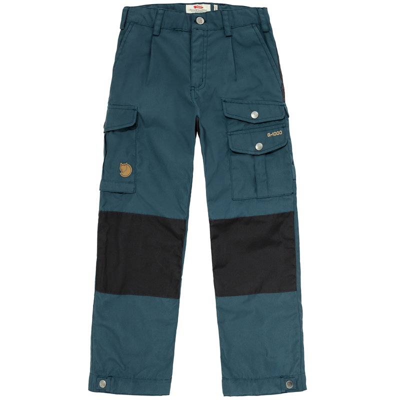 Fjällräven Vidda Bukser, Junior - Blå - 116 - Bomuld/polyester/g-1000.