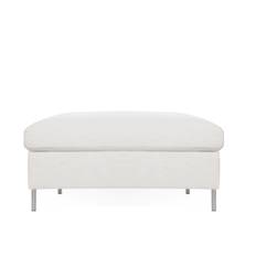 Sleepo Collection - Åre Fotpall Vit 70x110 (Yttermått (BxHxD): 110 x 40 x 70 cm)