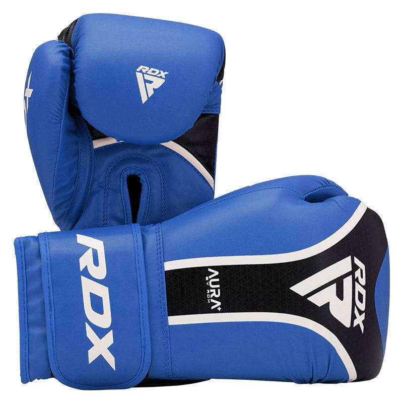 RDX AURA PLUS T-17 Boxing Gloves - 14oz / Blue