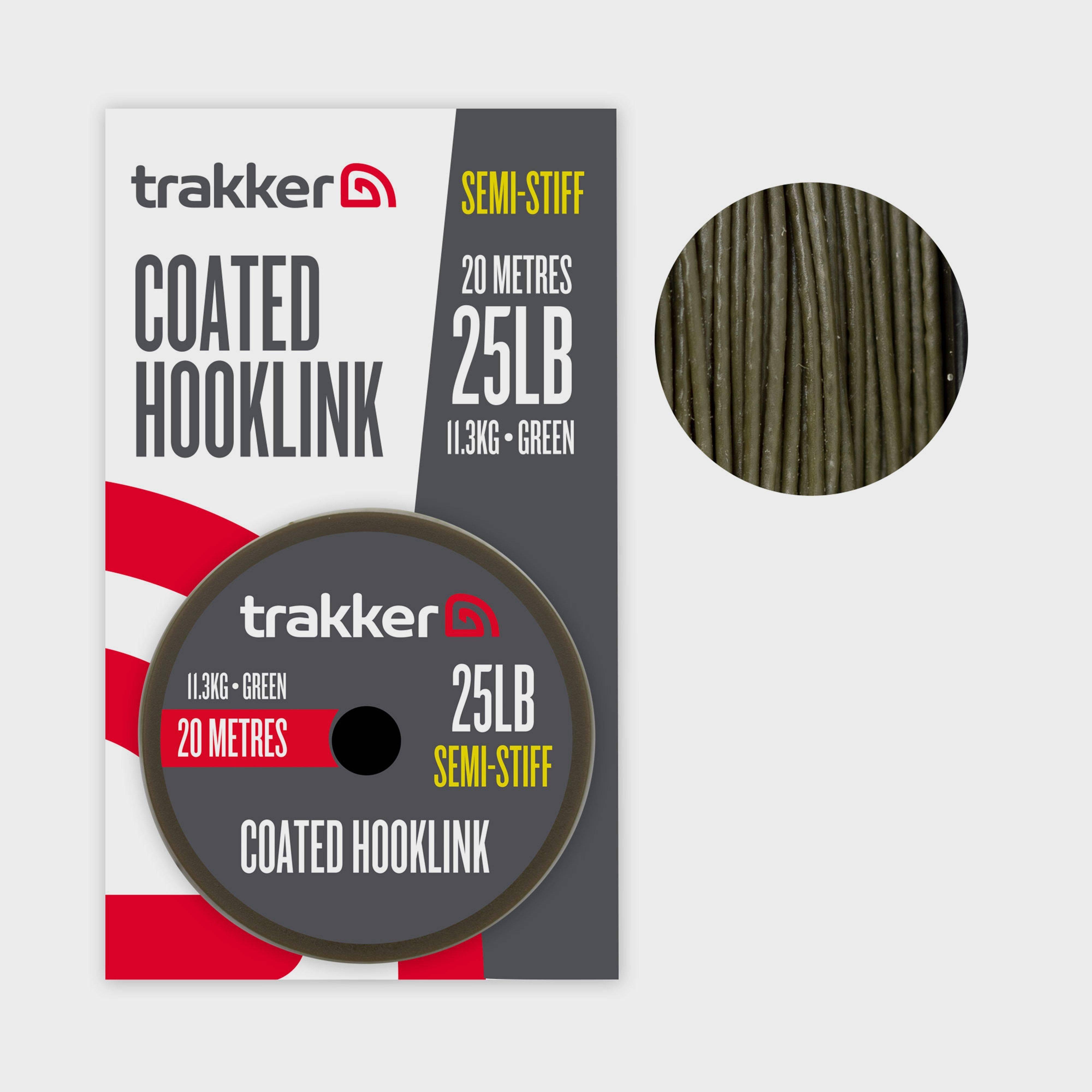 Trakker Sniper Semi Stiff Coated Hooklink 25lb 11.3kg 20m, Green