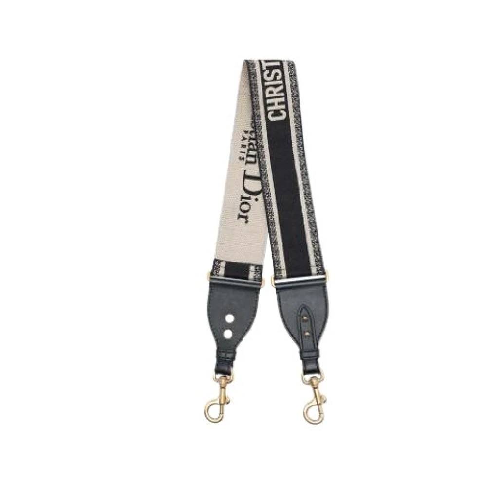 Dior Vintage Pre-owned Canvas Bag Strap - Vintage - Dame - Beige - ONE SIZE - Uld