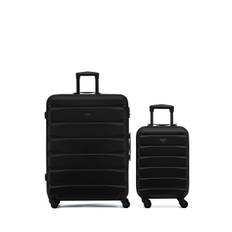 Flight Knight Set Of 2 Large Check-In & Small Carry-On Hardcase Travel Suitcase
