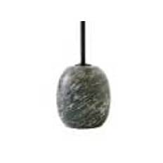 &Tradition Lato Coffee Table LN8 Ø: 40 cm - Deep Green Steel/Verde Alpi Marble