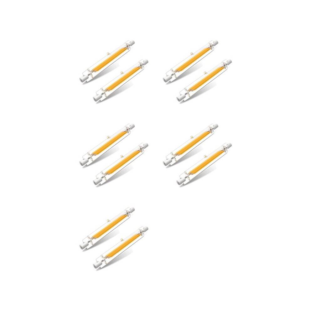 R7S LED 118mm Dimmable Lamps, 20 W R7S LED Bulbs Replacement for 200 W Halogen Bulbs, Warm White Pack of 10