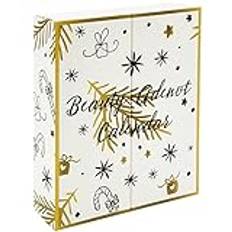 WHITE BOOK Beauty Adventskalender 2022 för kvinnor med makeup & nagellack – kosmetika smink damer julkalender i bokform