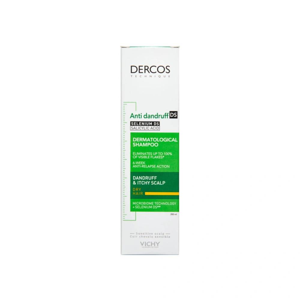 Vichy Dercos Skælshampoo Tør Hovedbund - 200 ml