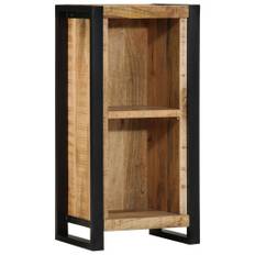 Bäddsidebord 40x30x80 cm Massivt rått mangoträ