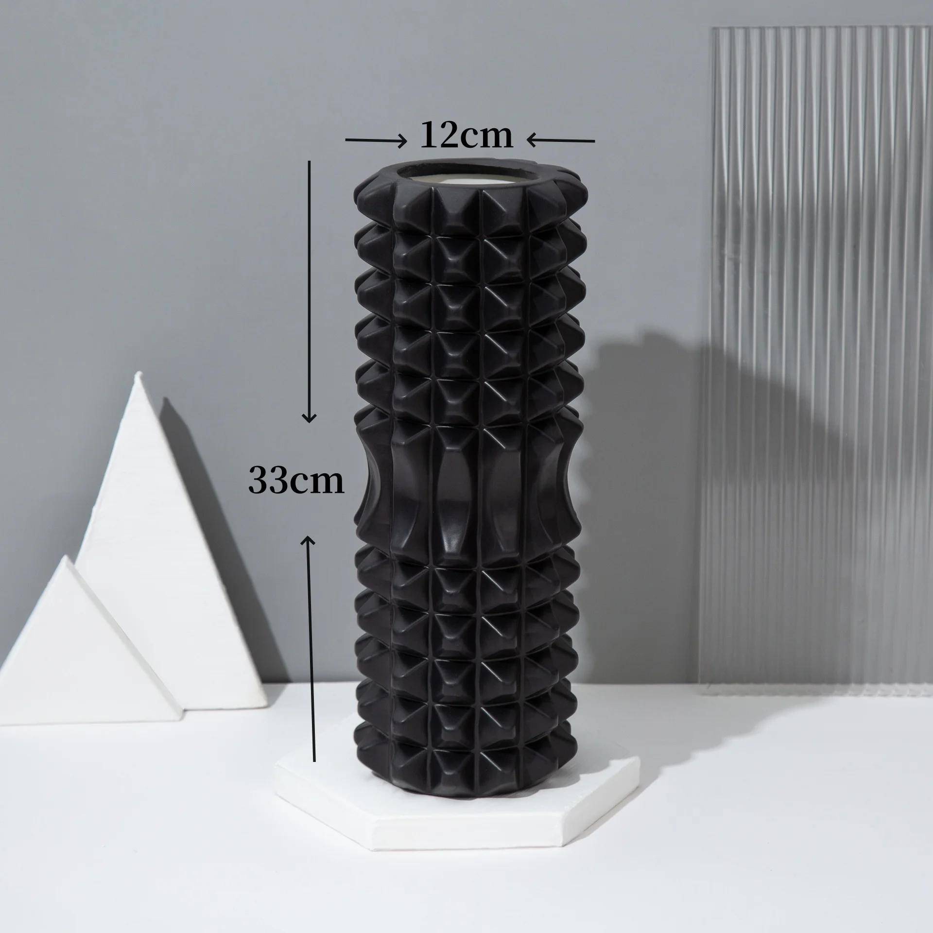 High Density Yoga Foam Roller for Full Body Massage Muscle Relaxation Pilates Equipment Home Fitness Back Pain Relief