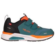 Trollkids Kid's Flekkefjord Hiker Fritidsskor Barn Storlek 30 Färg stormy blue / flame orange