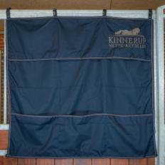 Kinnerup Boksgardin | Navy m. brun str. 120x130 cm