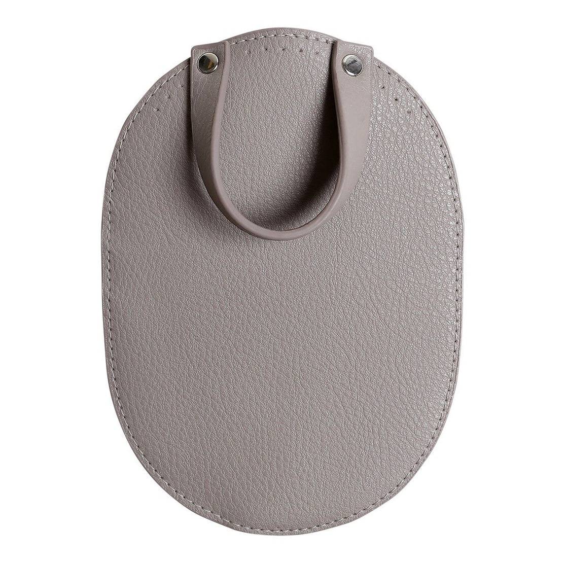 Taske Flap til Metallås - Beige/Silver