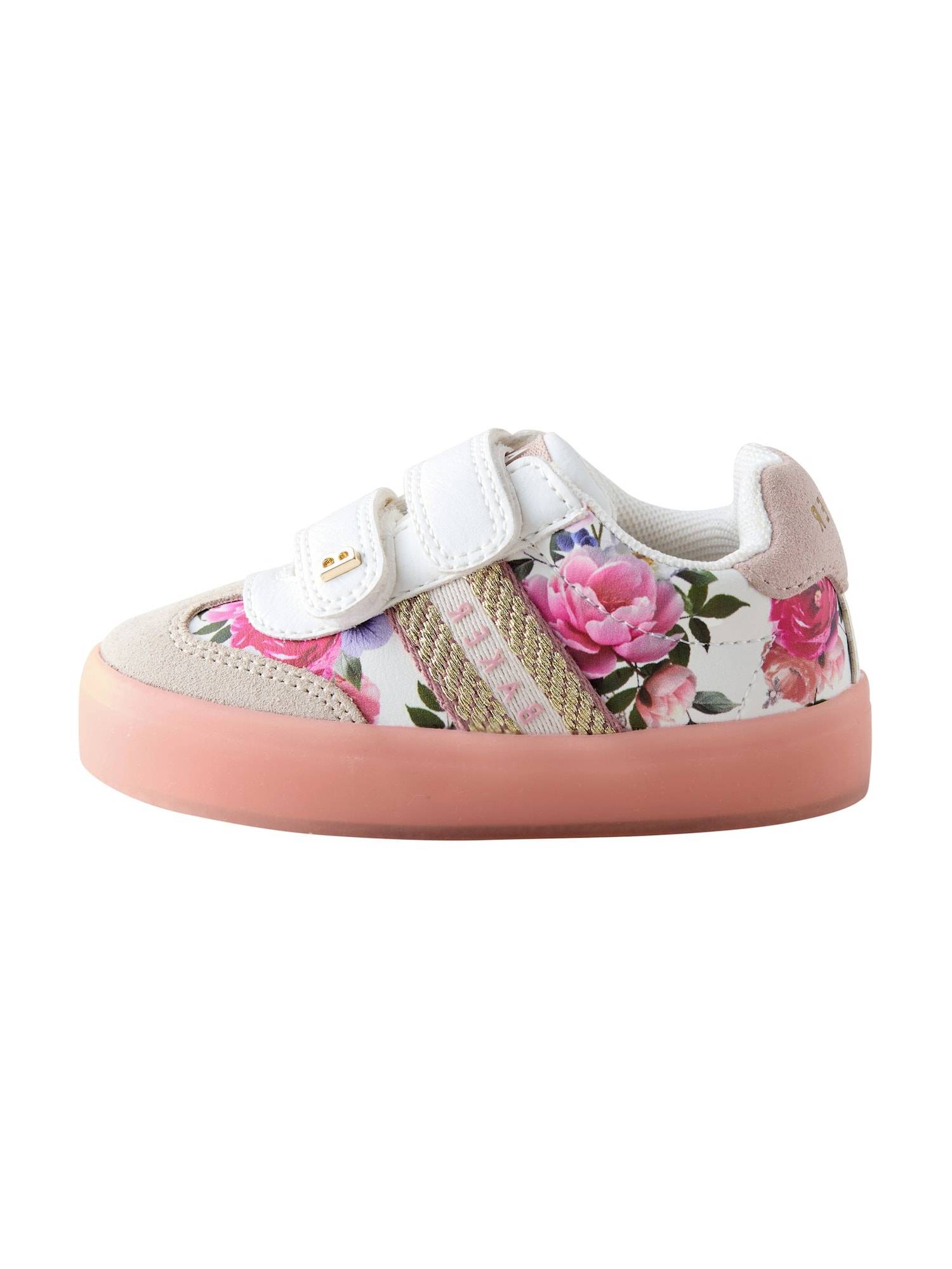 Baker by Ted Baker Sneaker ljusbeige / mörkgrön / rosa / vit