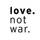 Love Not War Logotype