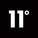 11 Degrees Logotype