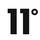 11 Degrees Logotype