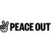 Peace Out Logotype