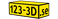 123-3D.se Logotyp