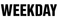 Weekday Logo
