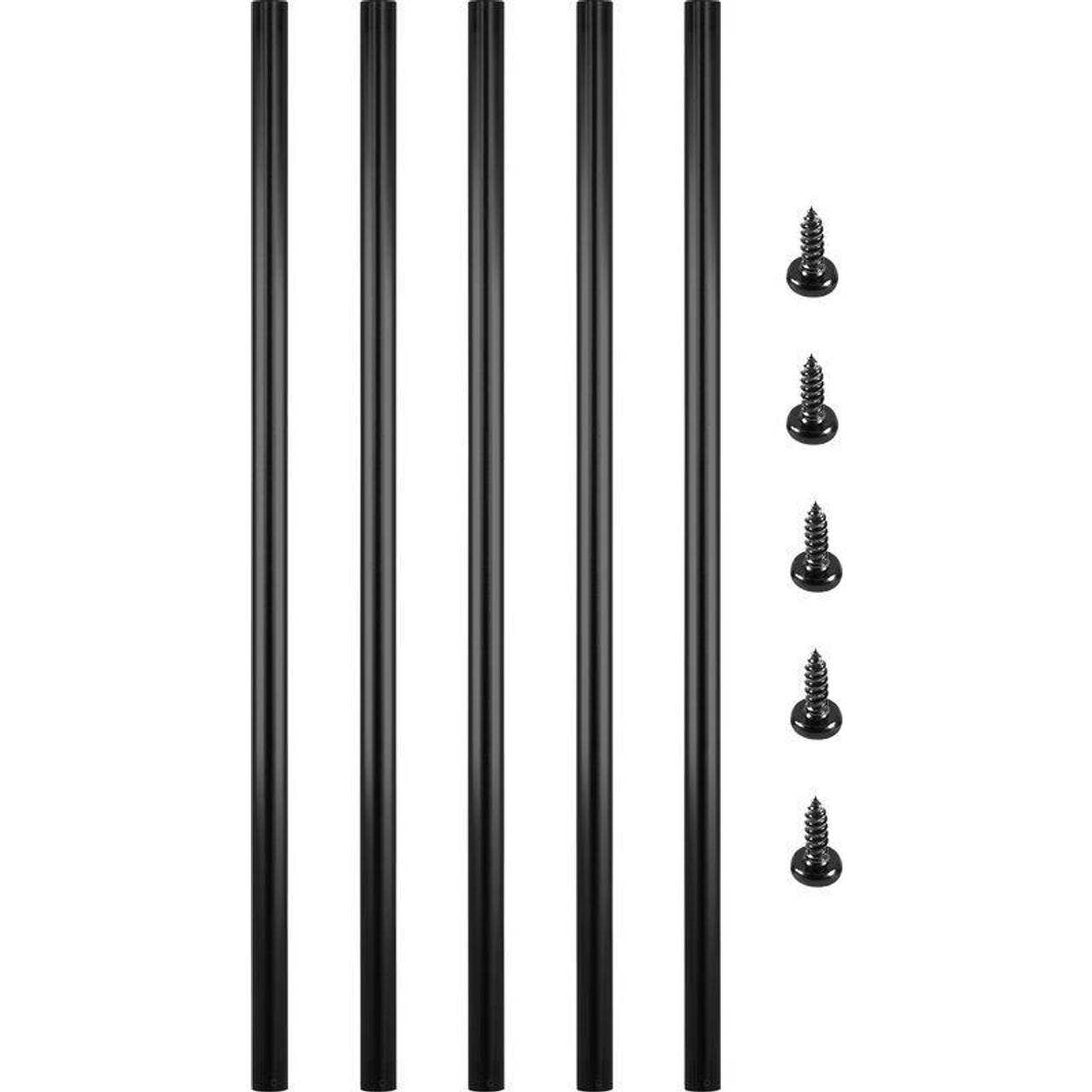 VEVOR Deck Balusters, 101 Pack Metal Deck Spindles, 26"x0.75" Staircase