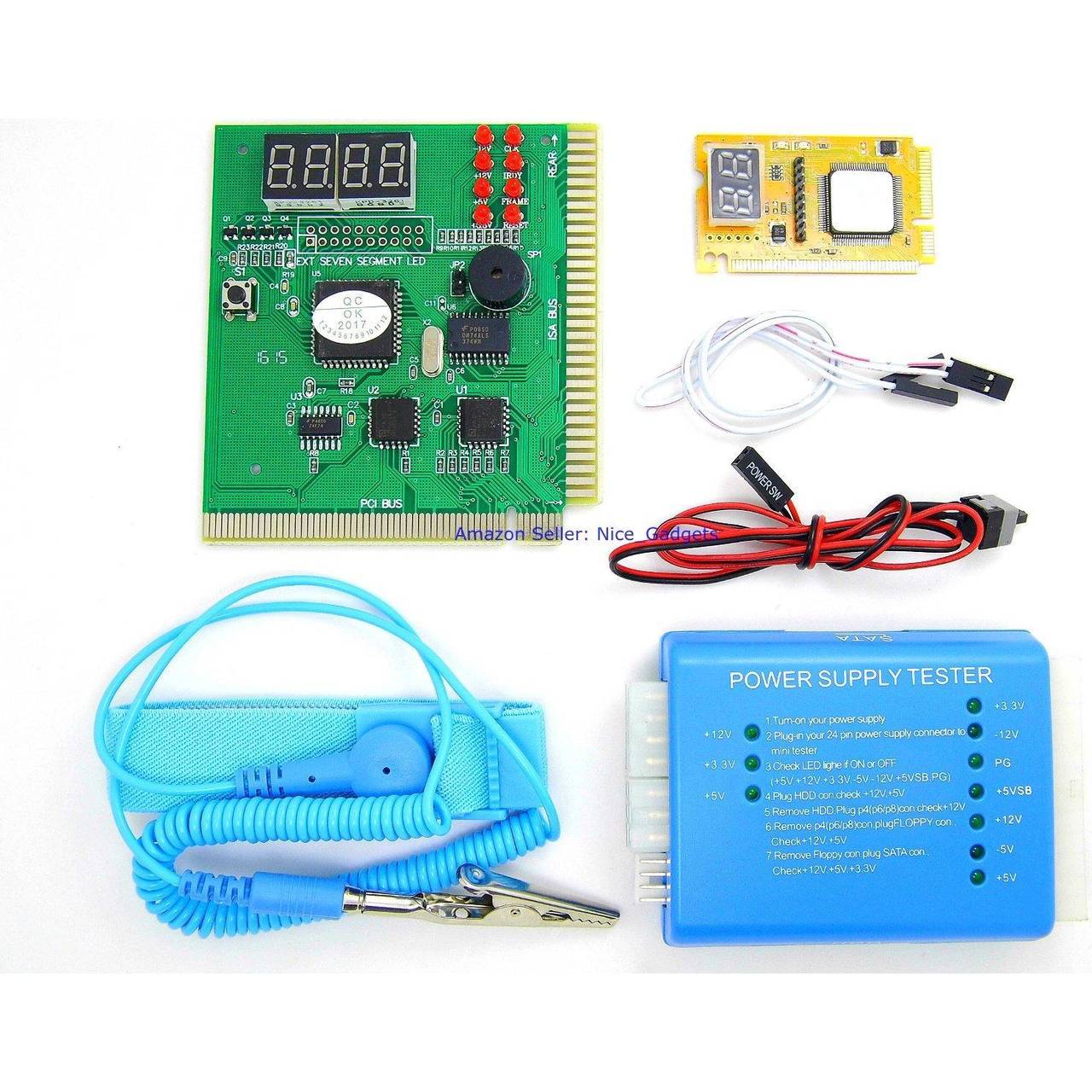Desktop PC and Laptop Computer Power Diagnostic Analyzer Post Test