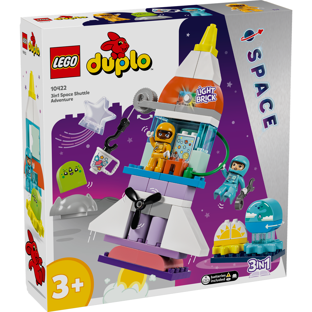 LEGO Duplo 3 in 1 Space Shuttle Adventure 10422 • Pris