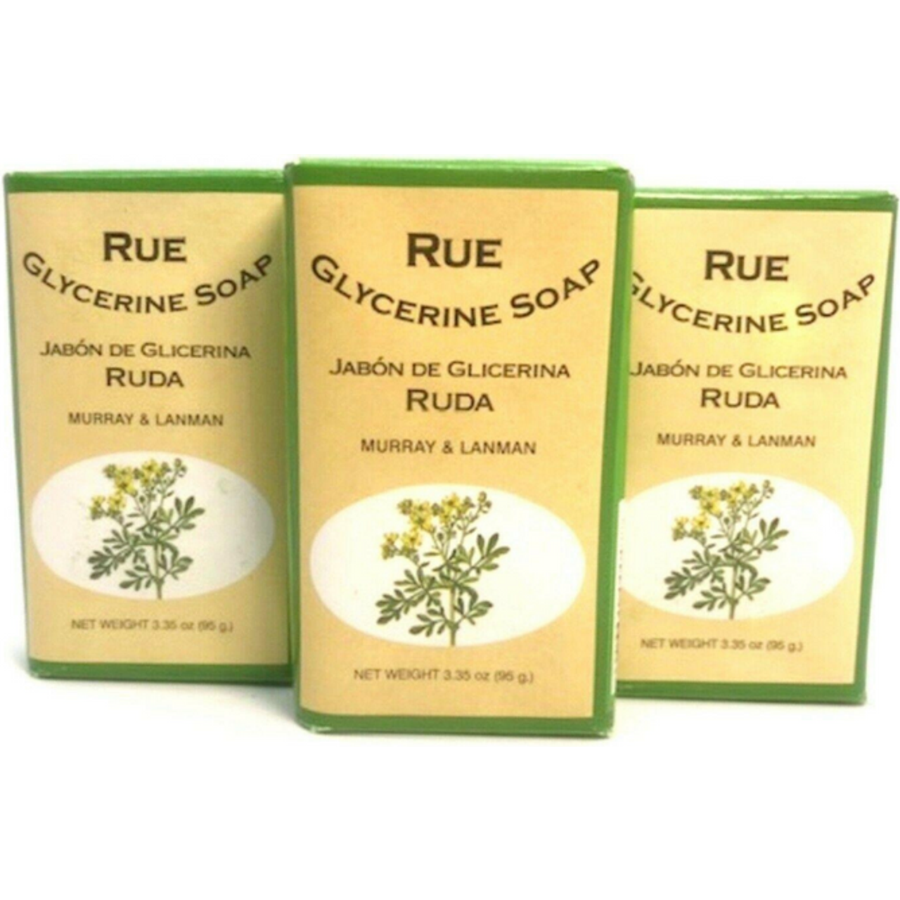Murray & Lanman Rue Glycerine Soap 95g 3pack • Price