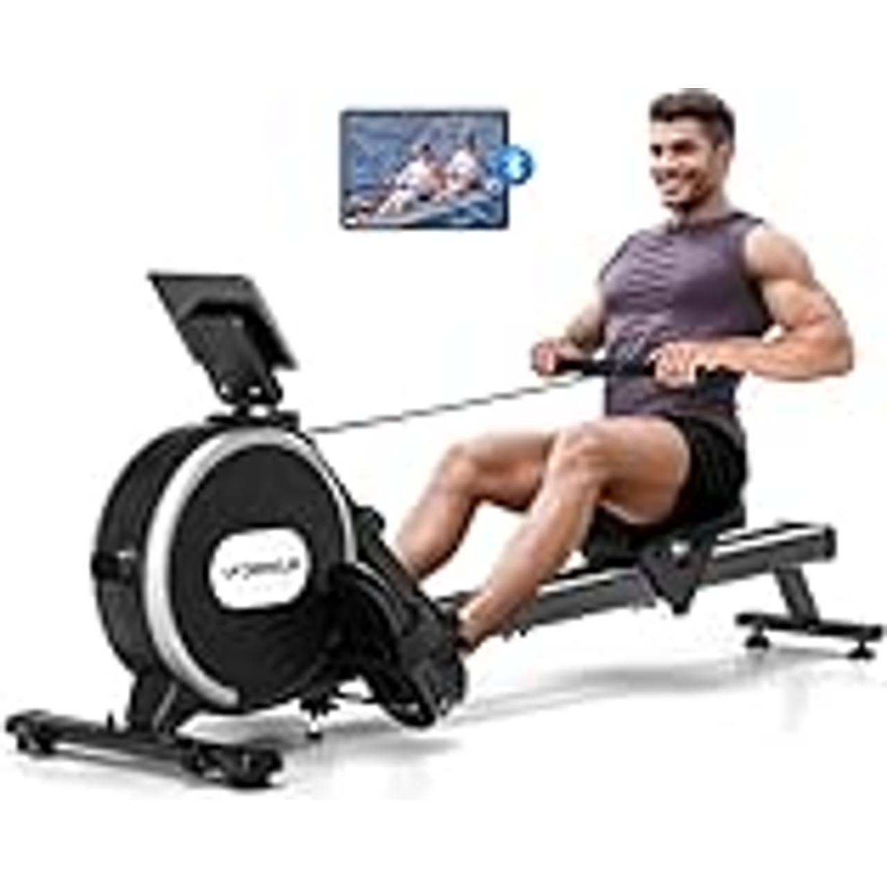 DMASUN Magnetic Rowing Machine with Double Slide Rails • Price