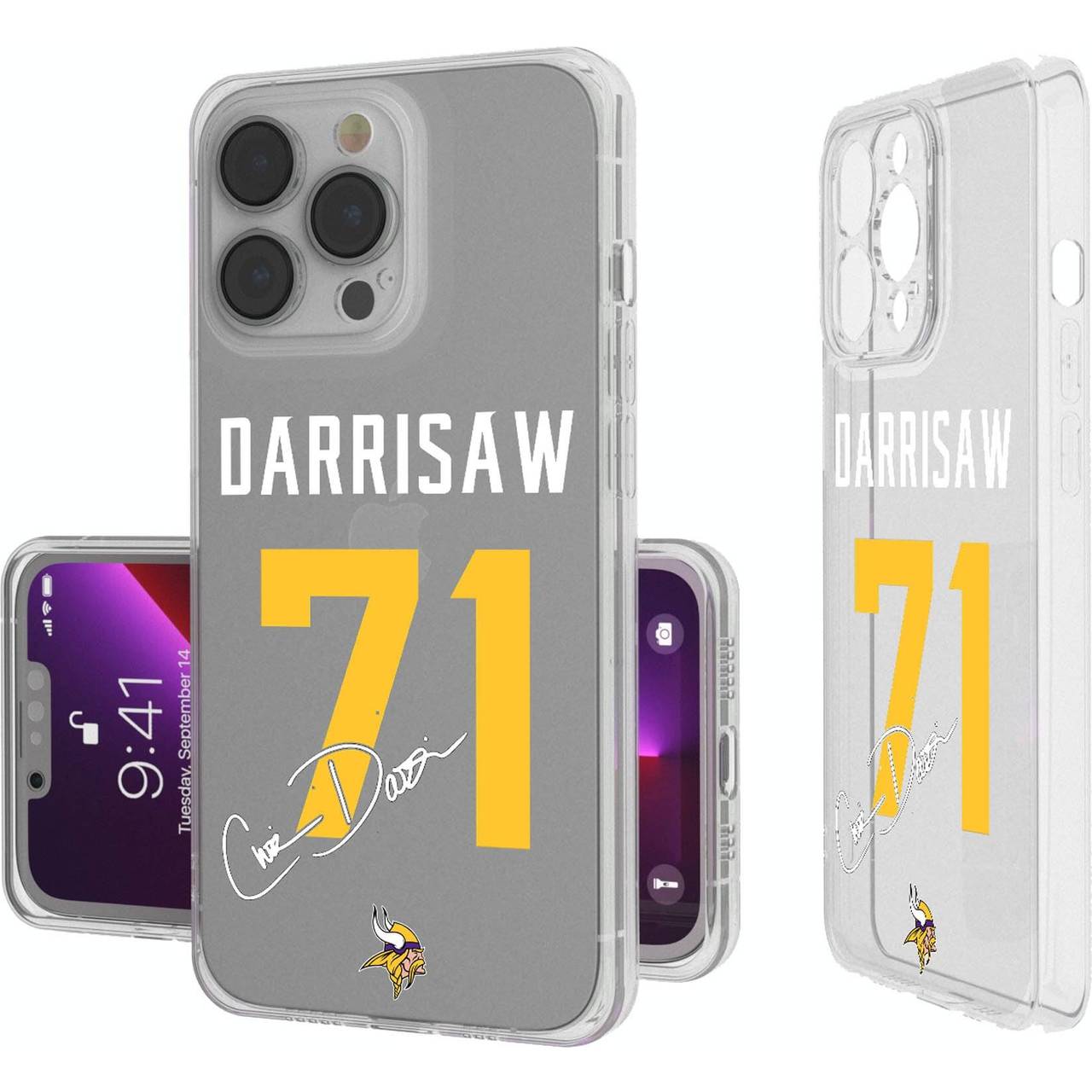 Keyscaper Christian Darrisaw Minnesota Vikings iPhone Case 13 Mini