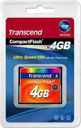 Transcend 4GB 133 Compact Flash CF Memory Card