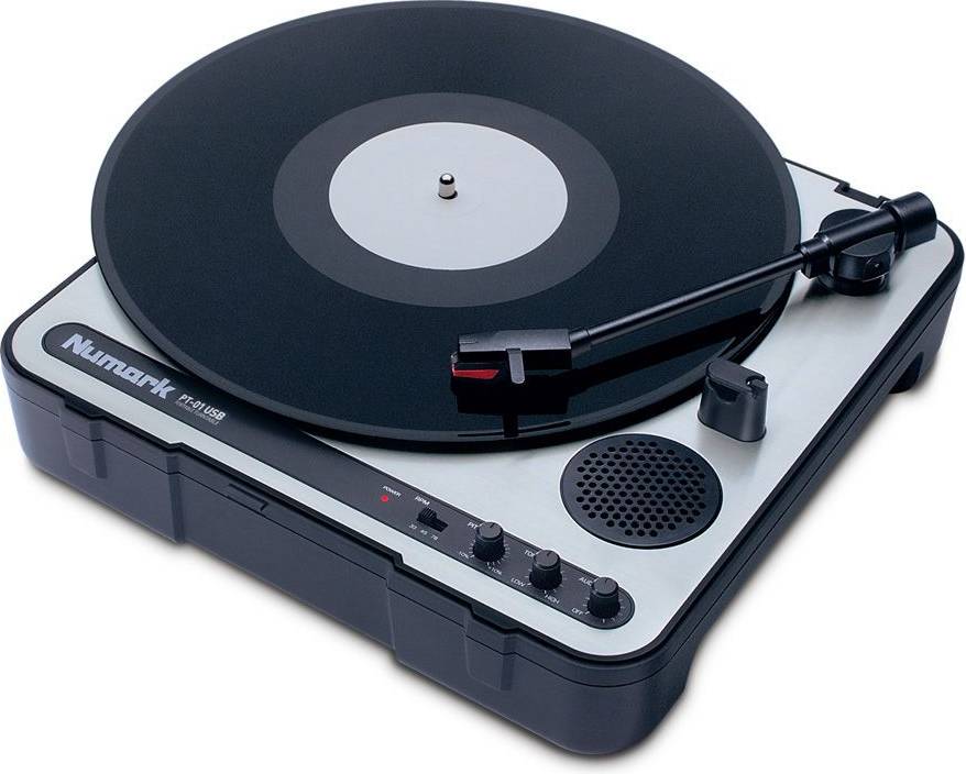 Portable record player Numark PT-01USB Portable USB Turntable