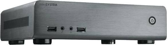 MS-Tech Mini-ITX Computerkast Zilver