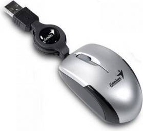 Genius Micro Traveler Optical Notebook Mouse Silver
