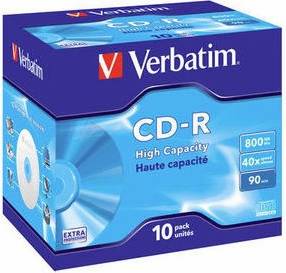 Verbatim DataLife CD-R 800 Mo 40x boîtier CD