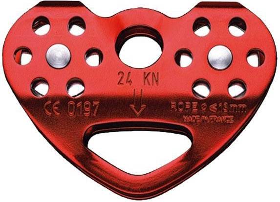 Tandem dubbele katrol Rood