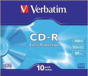 Verbatim CD-R Extra Protection 700MB 52x 10-Pack