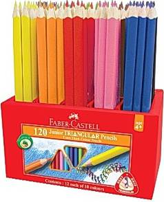 Faber-Castell Triangular Color Pencil 120-pack