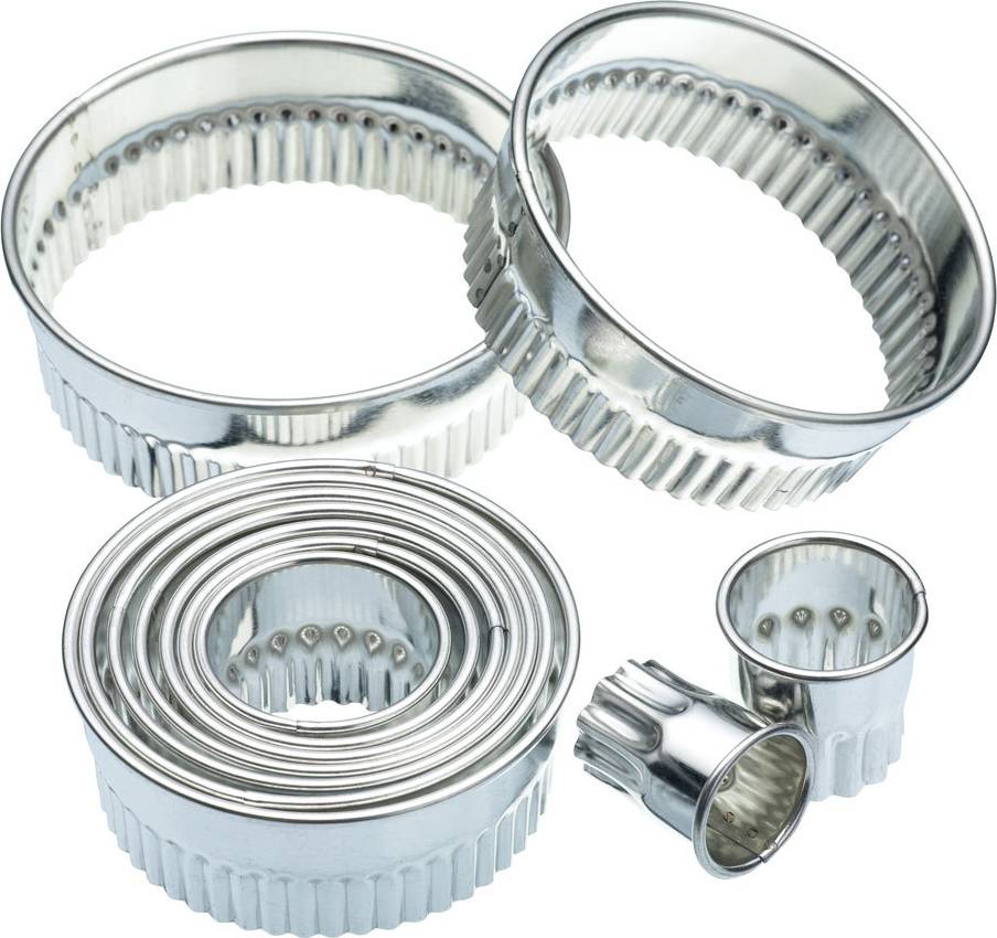KitchenCraft Assorted Fluted Utstickare