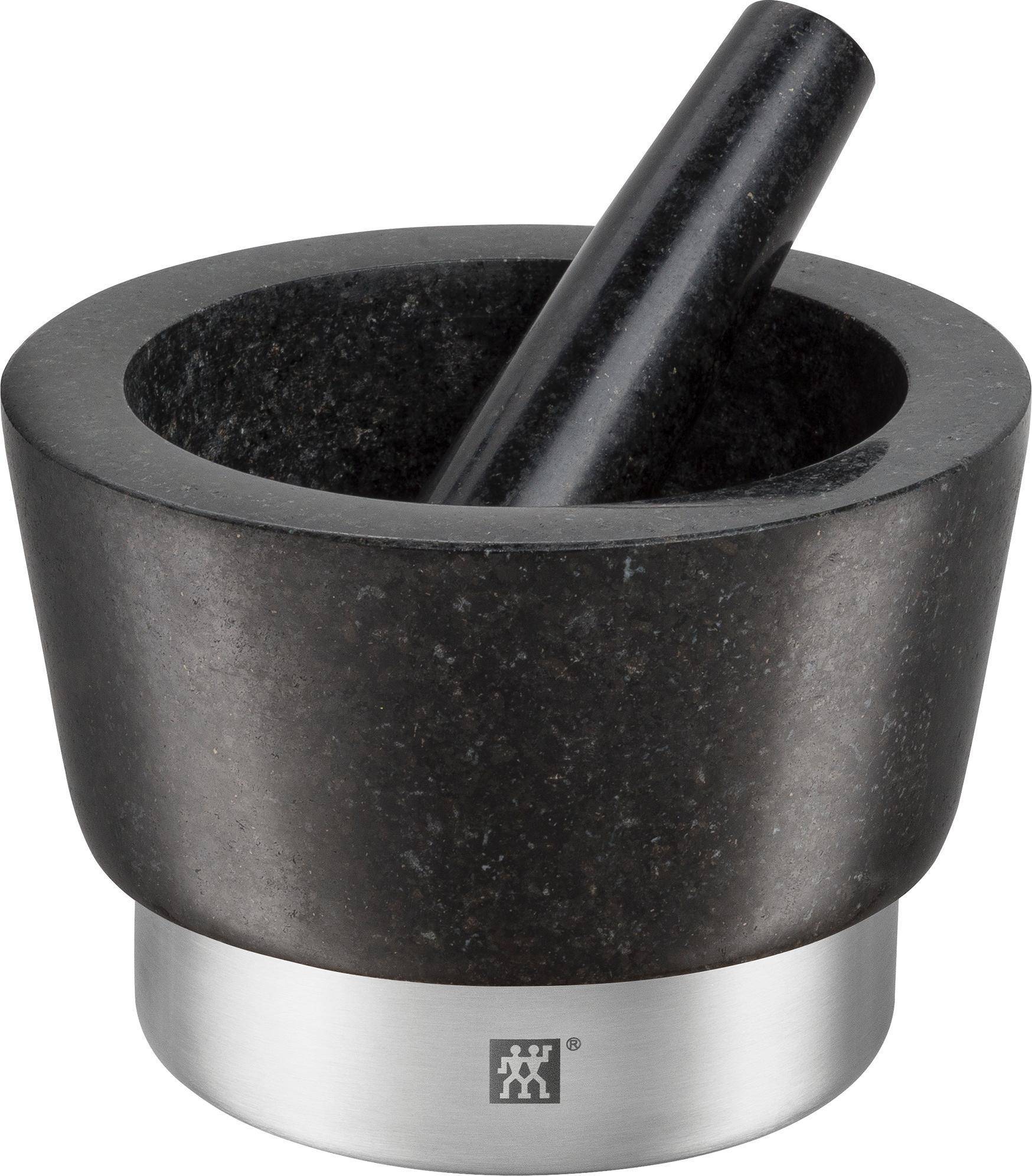 Zwilling Spices morter i granit og børstet, rustfri stål