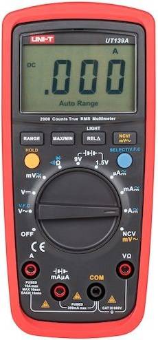 UT139A Multimètre Numérique True RMS