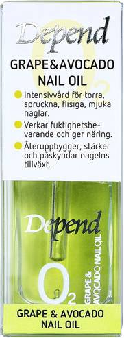 Avocado oil Depend O2 Grape & Avocado Nail Oil 11ml